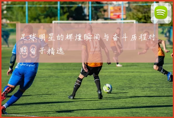 足球明星的辉煌瞬间与奋斗历程对照句子精选
